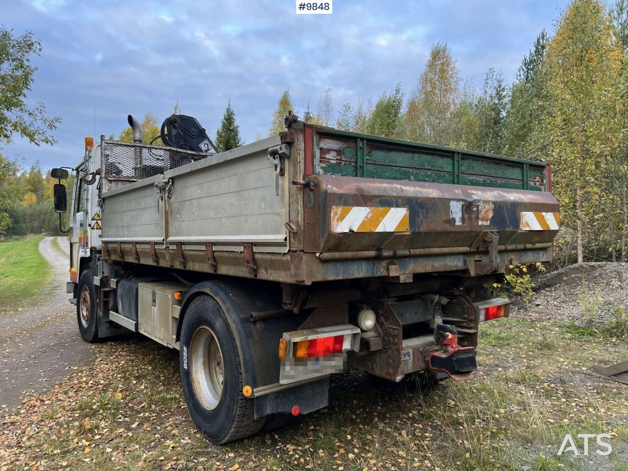VOLVO FL7 4X2 Crane truck/Dump truck with Hiab071 crane - Самосвал камион, Камион с кран: снимка 5 VOLVO FL7 4X2 Crane truck/Dump truck with Hiab071 crane - Самосвал камион, Камион с кран: снимка 5