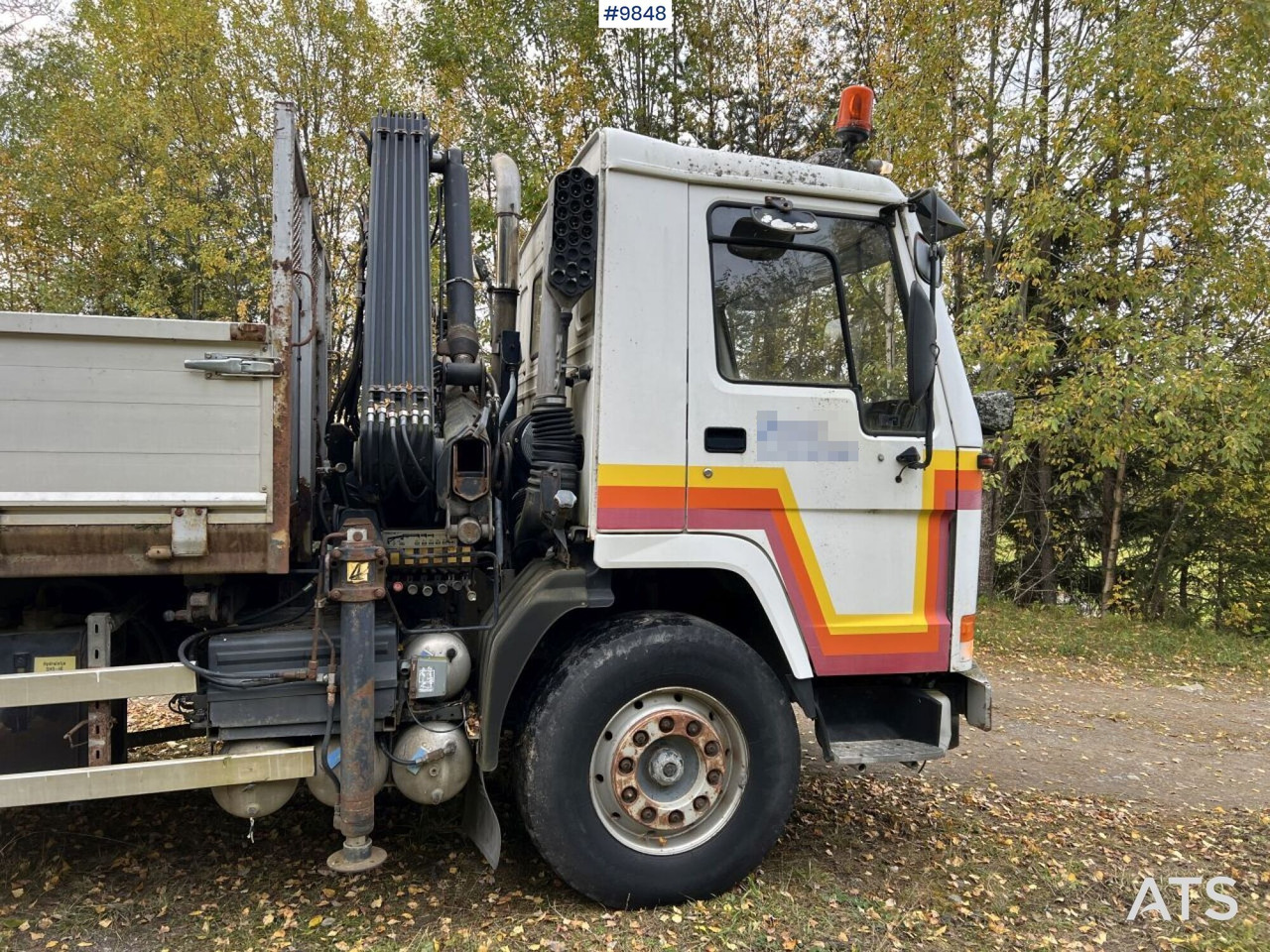 VOLVO FL7 4X2 Crane truck/Dump truck with Hiab071 crane - Самосвал камион, Камион с кран: снимка 4 VOLVO FL7 4X2 Crane truck/Dump truck with Hiab071 crane - Самосвал камион, Камион с кран: снимка 4