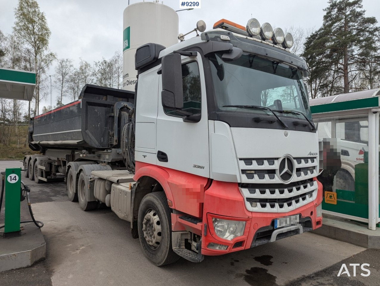 Tractor Unit Mercedes-Benz Arocs 3351 6x4 with tipper trailer - Влекач: снимка 2 Tractor Unit Mercedes-Benz Arocs 3351 6x4 with tipper trailer - Влекач: снимка 2