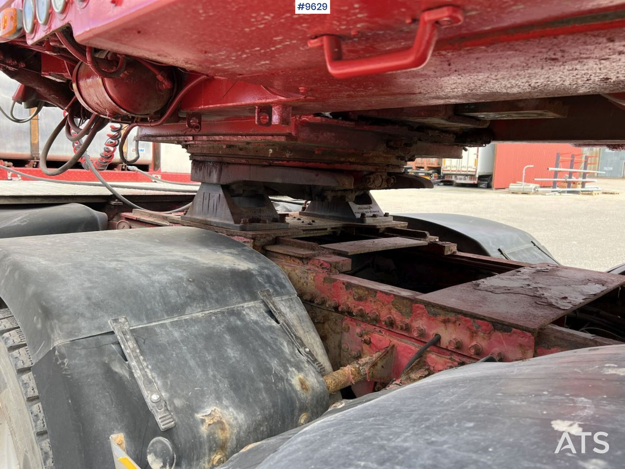 Влекач, Нискорамна площадка полуремарке Volvo FH16 5-axle tractor unit, GOLDHOFER STZ-VL 4-41/80 trailer: снимка 12