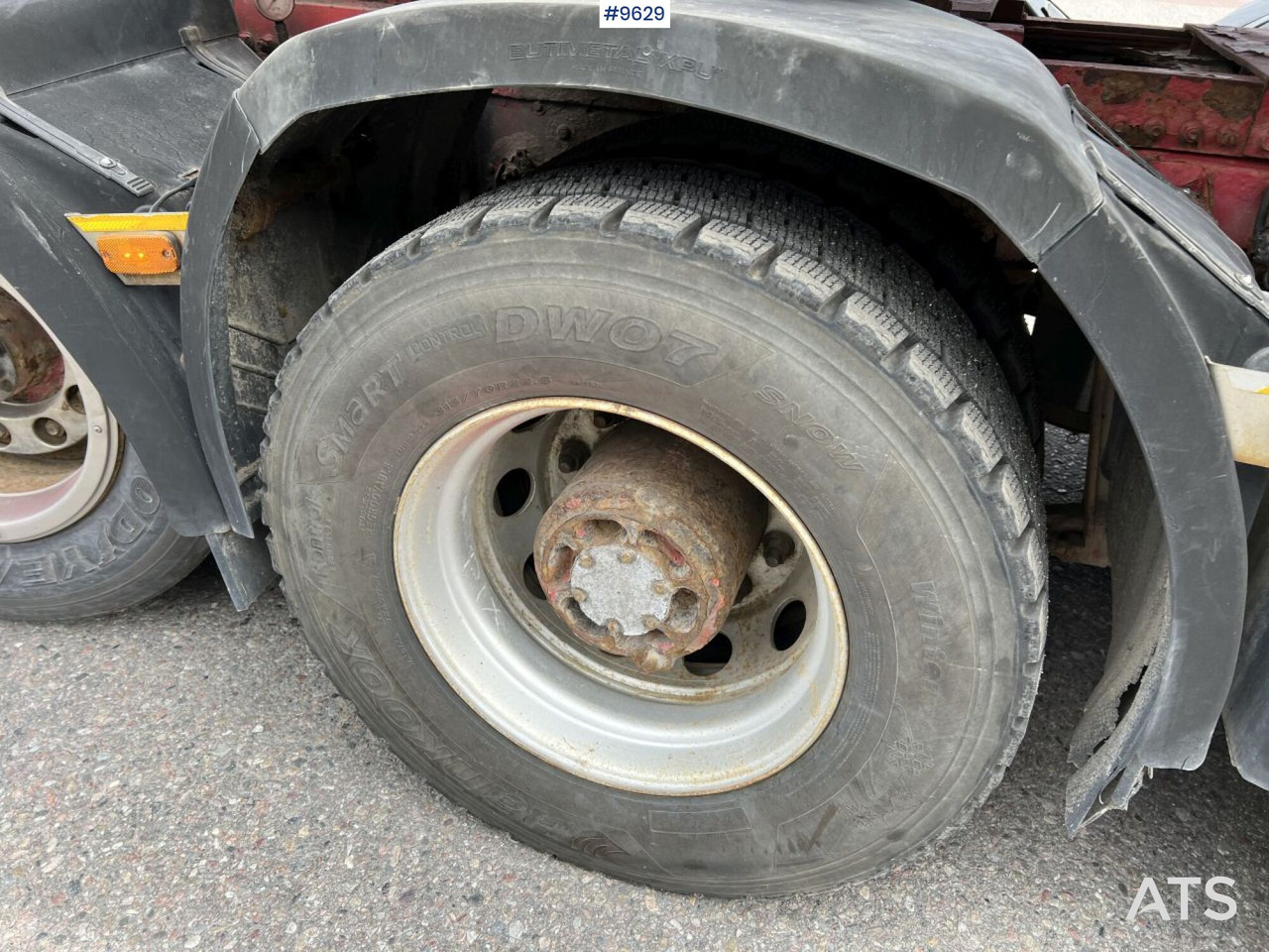 Влекач, Нискорамна площадка полуремарке Volvo FH16 5-axle tractor unit, GOLDHOFER STZ-VL 4-41/80 trailer: снимка 16