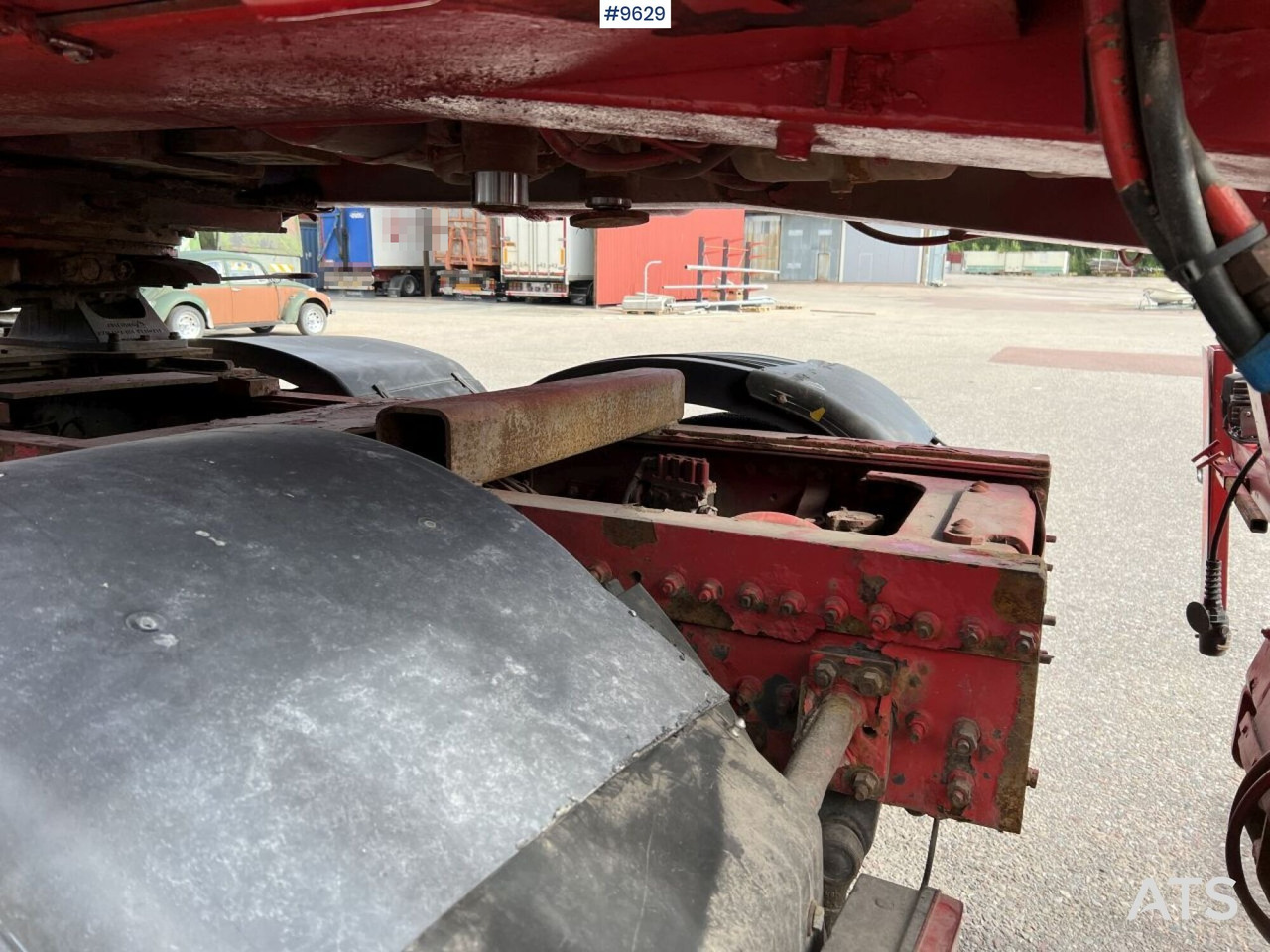 Влекач, Нискорамна площадка полуремарке Volvo FH16 5-axle tractor unit, GOLDHOFER STZ-VL 4-41/80 trailer: снимка 13