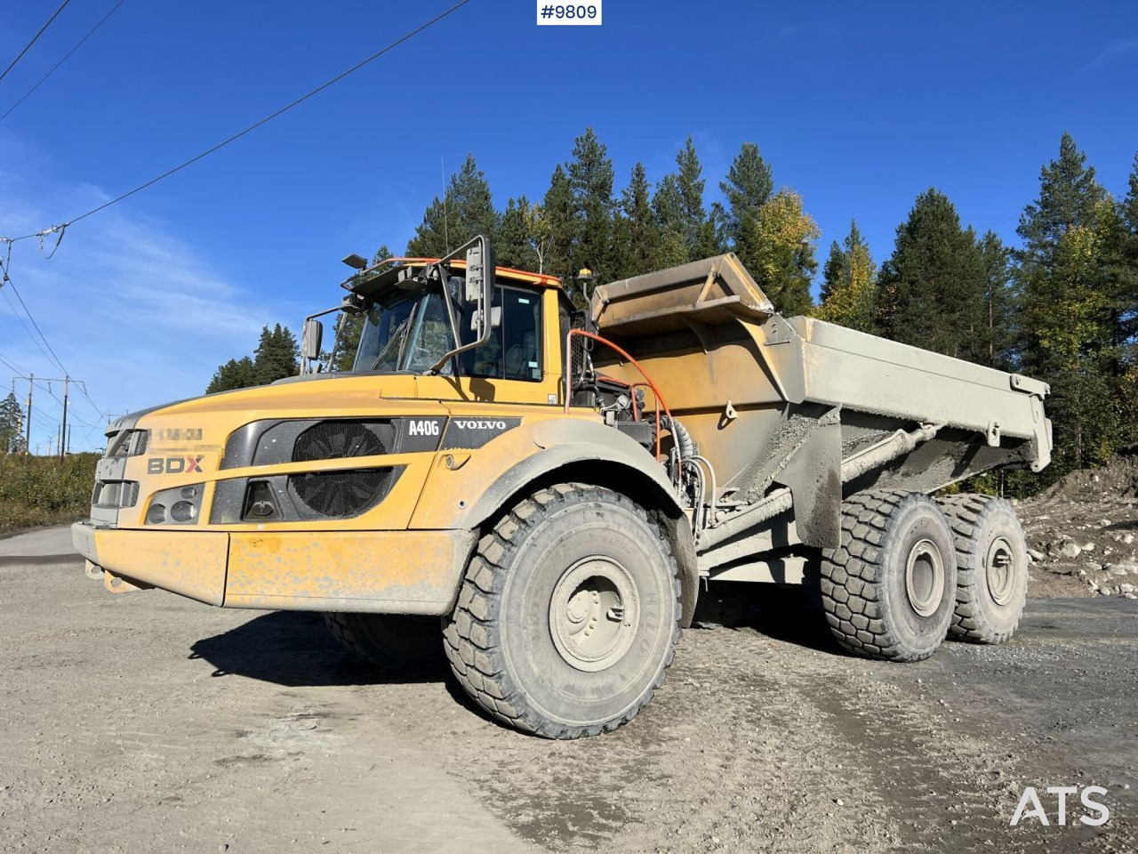 Volvo A40G dump truck - Съчленен самосвал: снимка 1 Volvo A40G dump truck - Съчленен самосвал: снимка 1