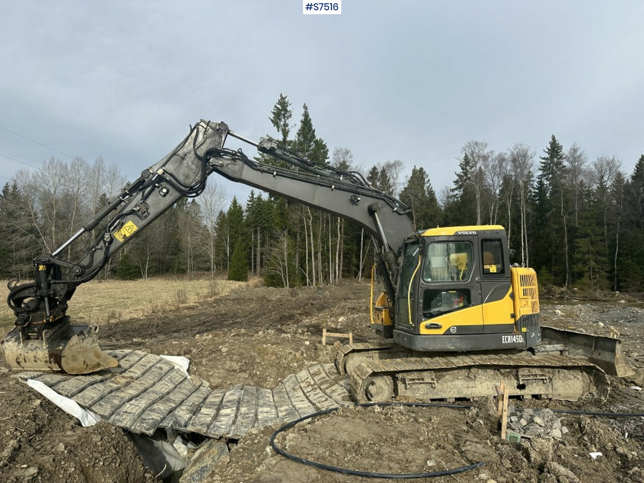 Volvo ECR145DL Crawler excavator with rotor and buckets - Верижен багер: снимка 2 Volvo ECR145DL Crawler excavator with rotor and buckets - Верижен багер: снимка 2