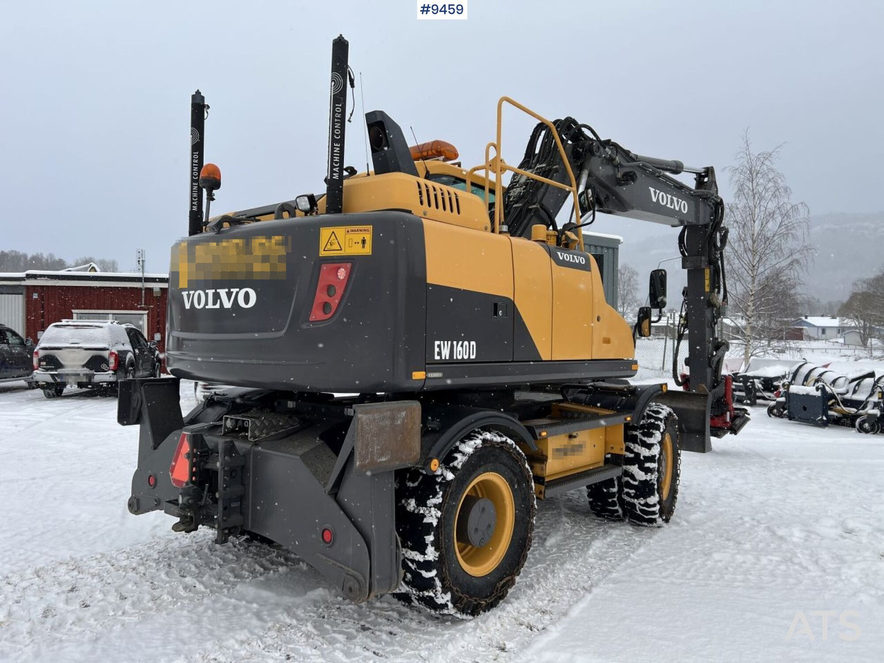 Volvo EW160 D Wheeled excavator (VIDEO) - Колесен багер: снимка 3 Volvo EW160 D Wheeled excavator (VIDEO) - Колесен багер: снимка 3