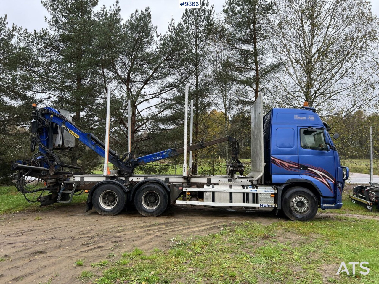 Volvo FH D13 Timber truck with Palfinger M110 crane - Камион за дърва: снимка 3 Volvo FH D13 Timber truck with Palfinger M110 crane - Камион за дърва: снимка 3
