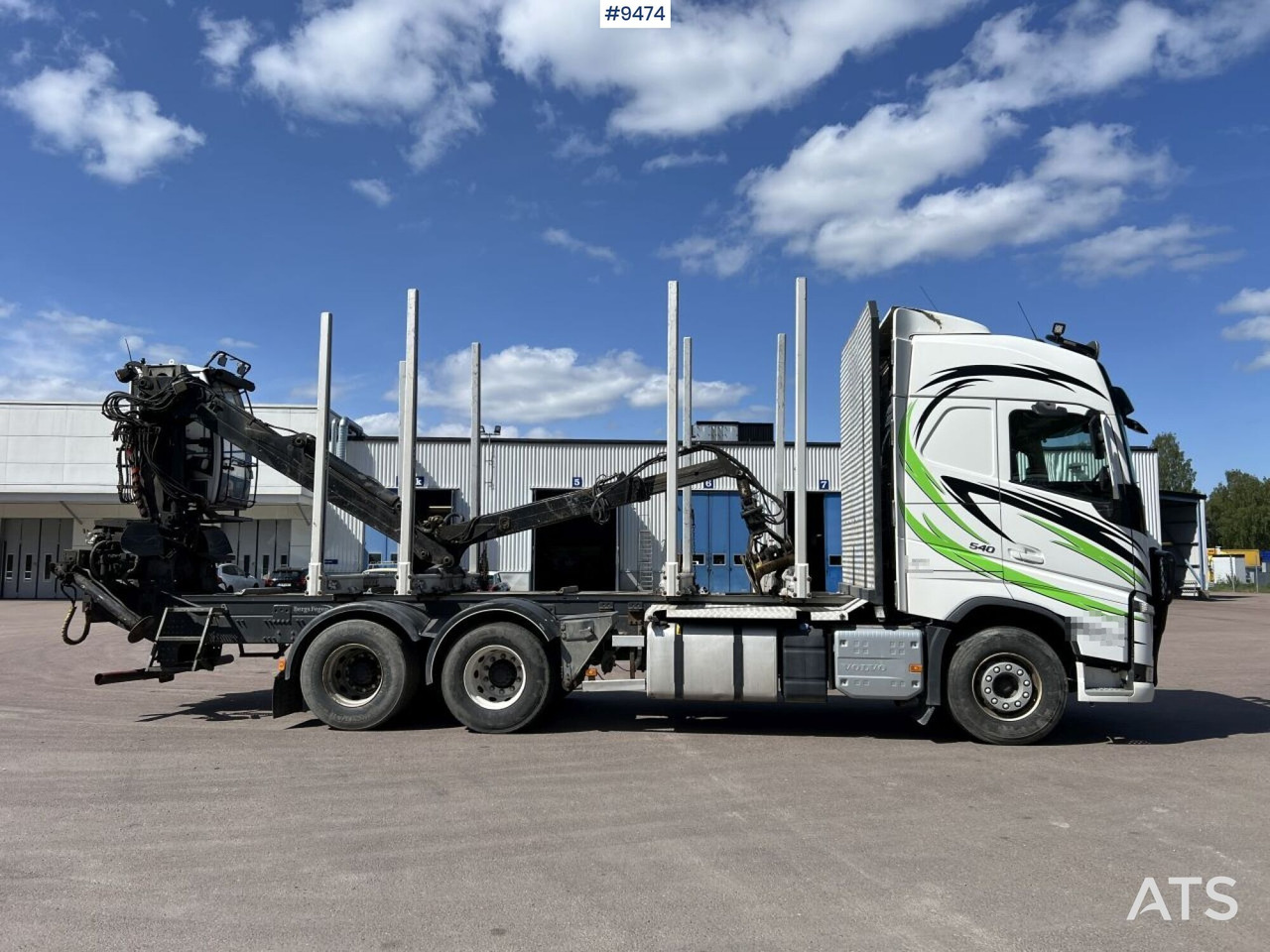 Volvo FH13 Logging truck with Loglift 105S crane - Камион за дърва, Камион с кран: снимка 4 Volvo FH13 Logging truck with Loglift 105S crane - Камион за дърва, Камион с кран: снимка 4