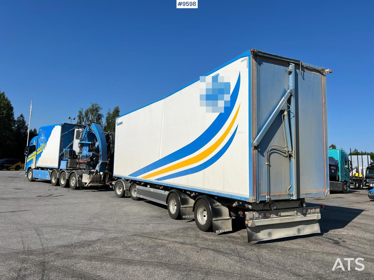 Volvo FH16 8*4 Bruks wood chipper - Самосвал камион, Камион с кран: снимка 3 Volvo FH16 8*4 Bruks wood chipper - Самосвал камион, Камион с кран: снимка 3