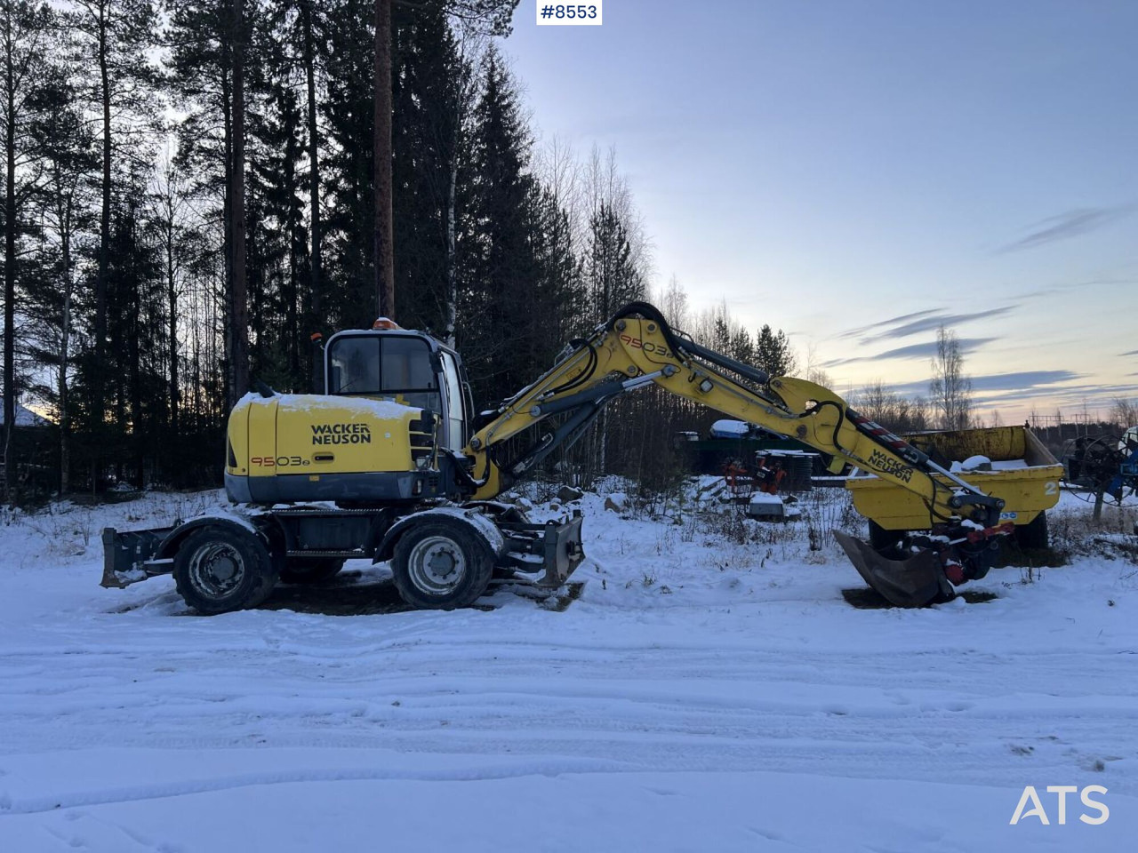 Wacker Neuson 9503 Wheeled excavator, wagon and gears - Колесен багер: снимка 4 Wacker Neuson 9503 Wheeled excavator, wagon and gears - Колесен багер: снимка 4