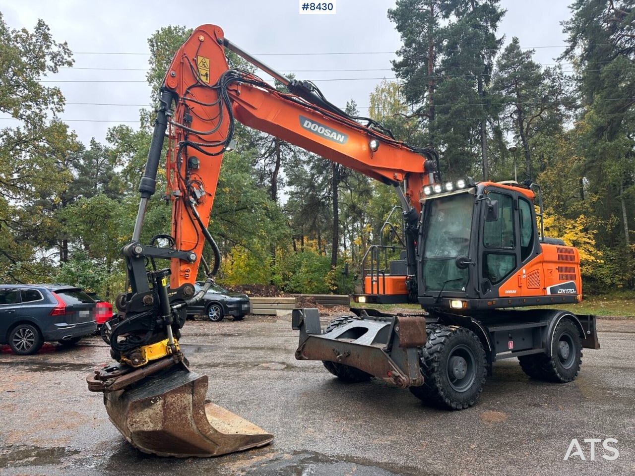 Wheeled Excavator Doosan DX170W (See video) - Колесен багер: снимка 1 Wheeled Excavator Doosan DX170W (See video) - Колесен багер: снимка 1