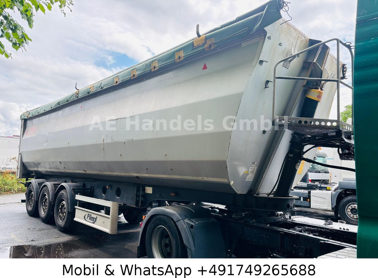 Fliegl DHKS 390 Stahl *50m³/Lift/Podest/Getreideöffnung - Самосвал полуремарке: снимка 1 Fliegl DHKS 390 Stahl *50m³/Lift/Podest/Getreideöffnung - Самосвал полуремарке: снимка 1