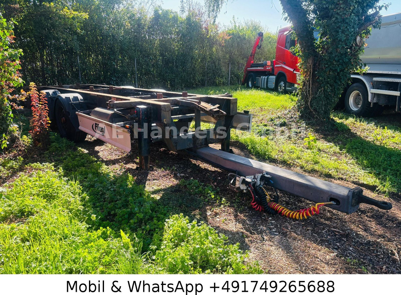 Fliegl TWP 180 Tandem Tiefgekoppelt *BWP/Scheibenbremse - Контейнеровоз/ Сменна каросерия ремарке: снимка 2 Fliegl TWP 180 Tandem Tiefgekoppelt *BWP/Scheibenbremse - Контейнеровоз/ Сменна каросерия ремарке: снимка 2