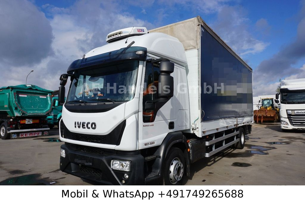 Iveco Eurocargo 160-320 High BL *Edscha/Tautliner/LBW - Камион с брезент: снимка 1 Iveco Eurocargo 160-320 High BL *Edscha/Tautliner/LBW - Камион с брезент: снимка 1