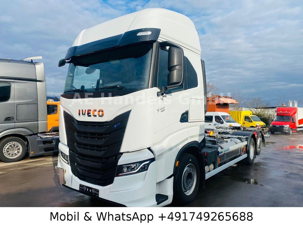 Iveco S-Way 460 LL BDF Multi LNG *Retarder/Lenk+Lift - Контейнеровоз/ Сменна каросерия камион: снимка 1 Iveco S-Way 460 LL BDF Multi LNG *Retarder/Lenk+Lift - Контейнеровоз/ Сменна каросерия камион: снимка 1