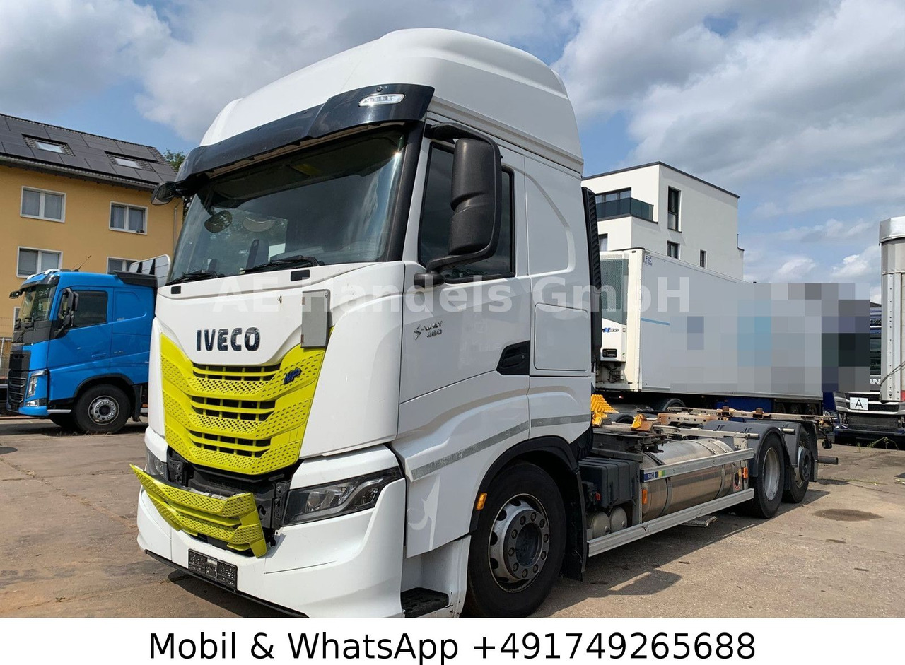 Iveco S-Way 460 LNG BDF 6x2 *Retarder/Lenk+Lift/AHK - Контейнеровоз/ Сменна каросерия камион: снимка 4 Iveco S-Way 460 LNG BDF 6x2 *Retarder/Lenk+Lift/AHK - Контейнеровоз/ Сменна каросерия камион: снимка 4