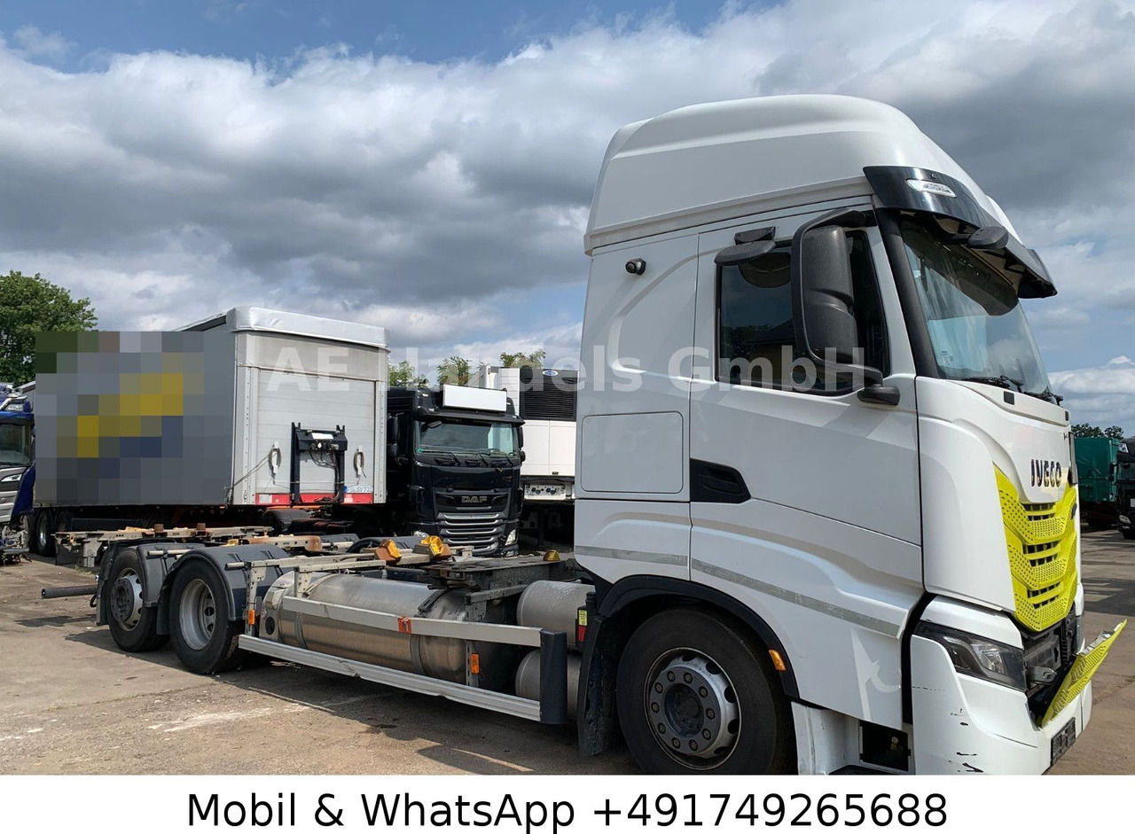 Iveco S-Way 460 LNG BDF 6x2 *Retarder/Lenk+Lift/AHK - Контейнеровоз/ Сменна каросерия камион: снимка 2 Iveco S-Way 460 LNG BDF 6x2 *Retarder/Lenk+Lift/AHK - Контейнеровоз/ Сменна каросерия камион: снимка 2