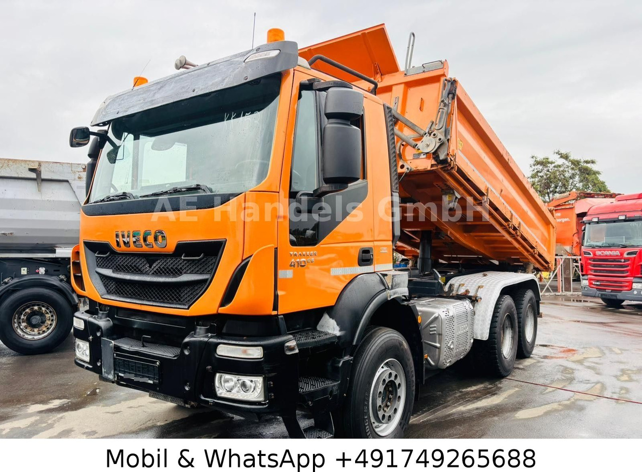Iveco Trakker 410 E6 BB 6x4 Meiller-Kipper *10m³/AHK - Самосвал камион: снимка 1 Iveco Trakker 410 E6 BB 6x4 Meiller-Kipper *10m³/AHK - Самосвал камион: снимка 1