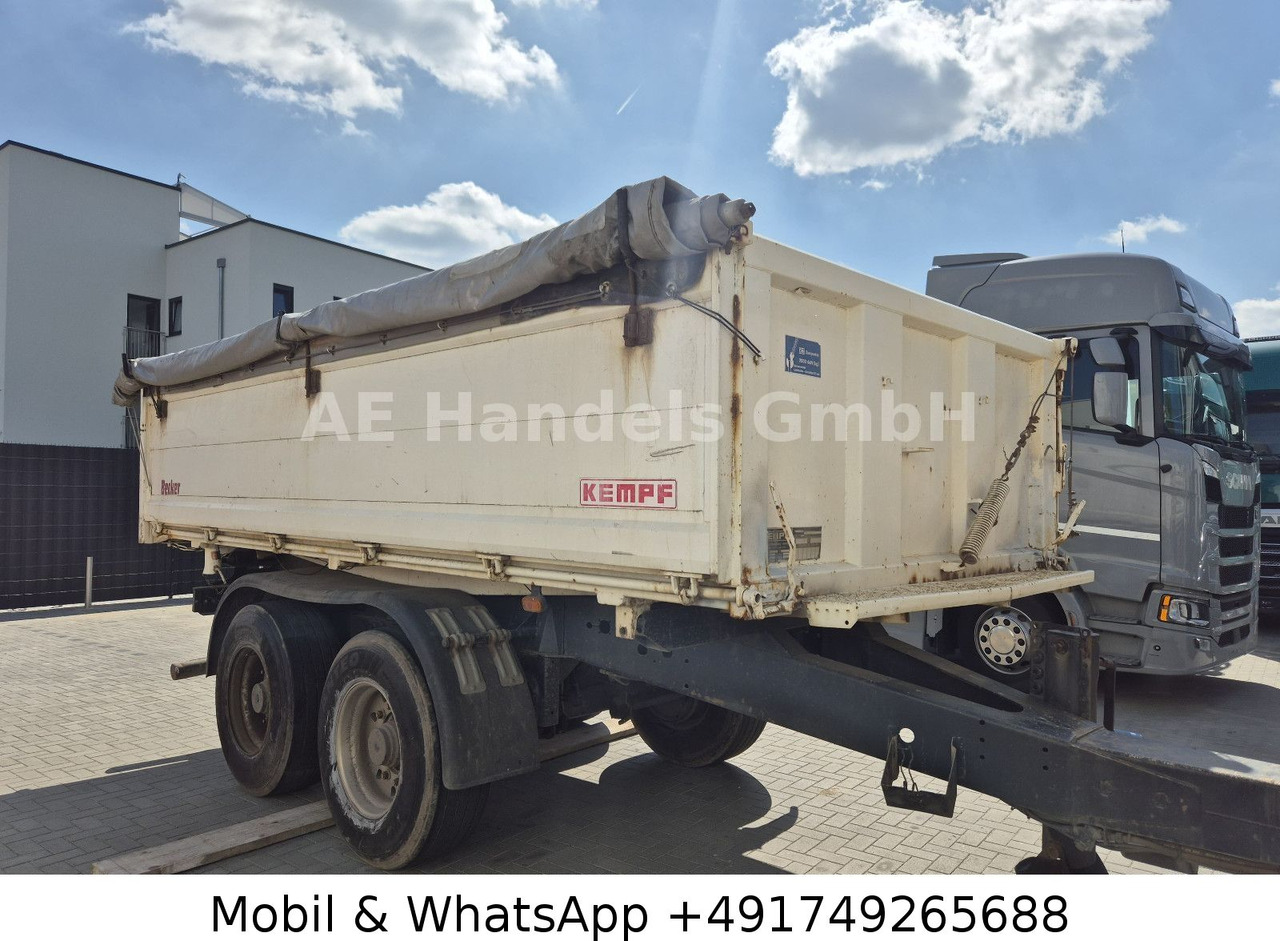 Kempf Tandem 3 Seiten *12m³/Podest/Rollplane/TÜV-11.25 - Самосвал ремарке: снимка 1 Kempf Tandem 3 Seiten *12m³/Podest/Rollplane/TÜV-11.25 - Самосвал ремарке: снимка 1