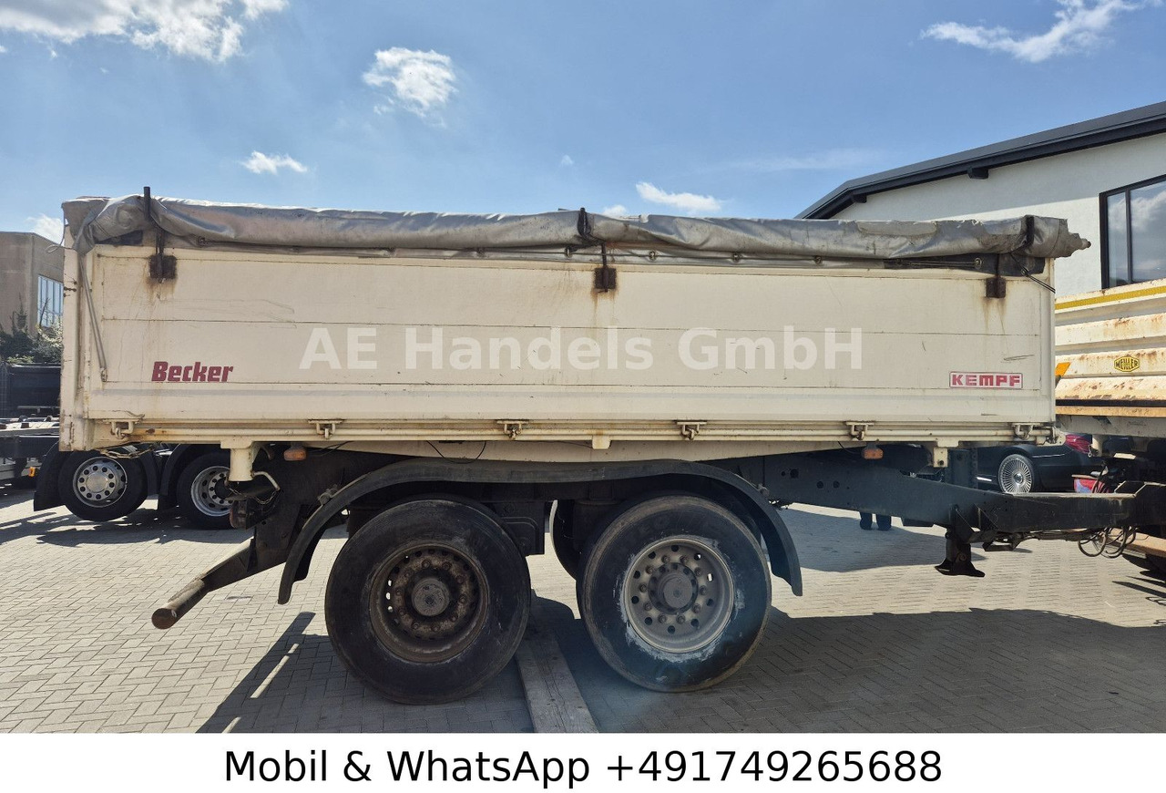 Kempf Tandem 3 Seiten *12m³/Podest/Rollplane/TÜV-11.25 - Самосвал ремарке: снимка 2 Kempf Tandem 3 Seiten *12m³/Podest/Rollplane/TÜV-11.25 - Самосвал ремарке: снимка 2