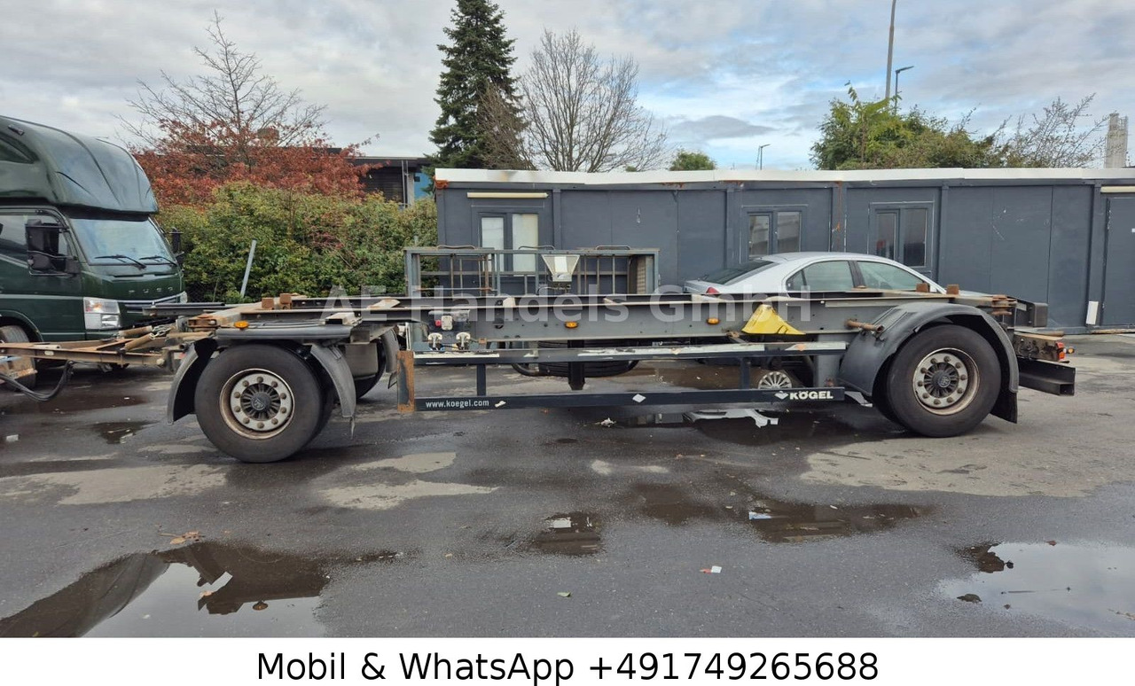 Kögel AW 18 BDF Drehschemel *Scheibenbremsen/Vollluft - Контейнеровоз/ Сменна каросерия ремарке: снимка 5 Kögel AW 18 BDF Drehschemel *Scheibenbremsen/Vollluft - Контейнеровоз/ Сменна каросерия ремарке: снимка 5