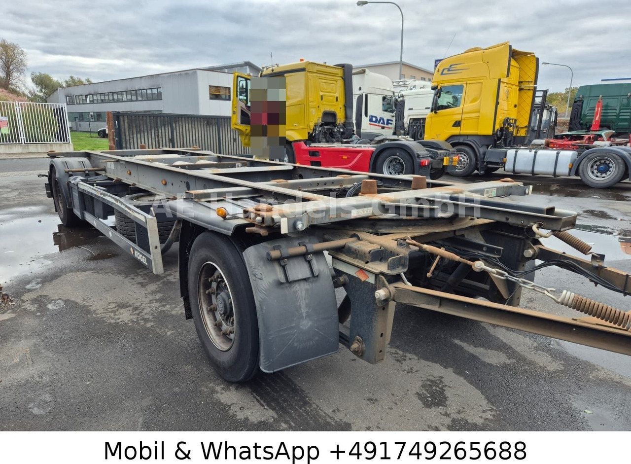 Kögel AW 18 BDF Drehschemel *Scheibenbremsen/Vollluft - Контейнеровоз/ Сменна каросерия ремарке: снимка 1 Kögel AW 18 BDF Drehschemel *Scheibenbremsen/Vollluft - Контейнеровоз/ Сменна каросерия ремарке: снимка 1