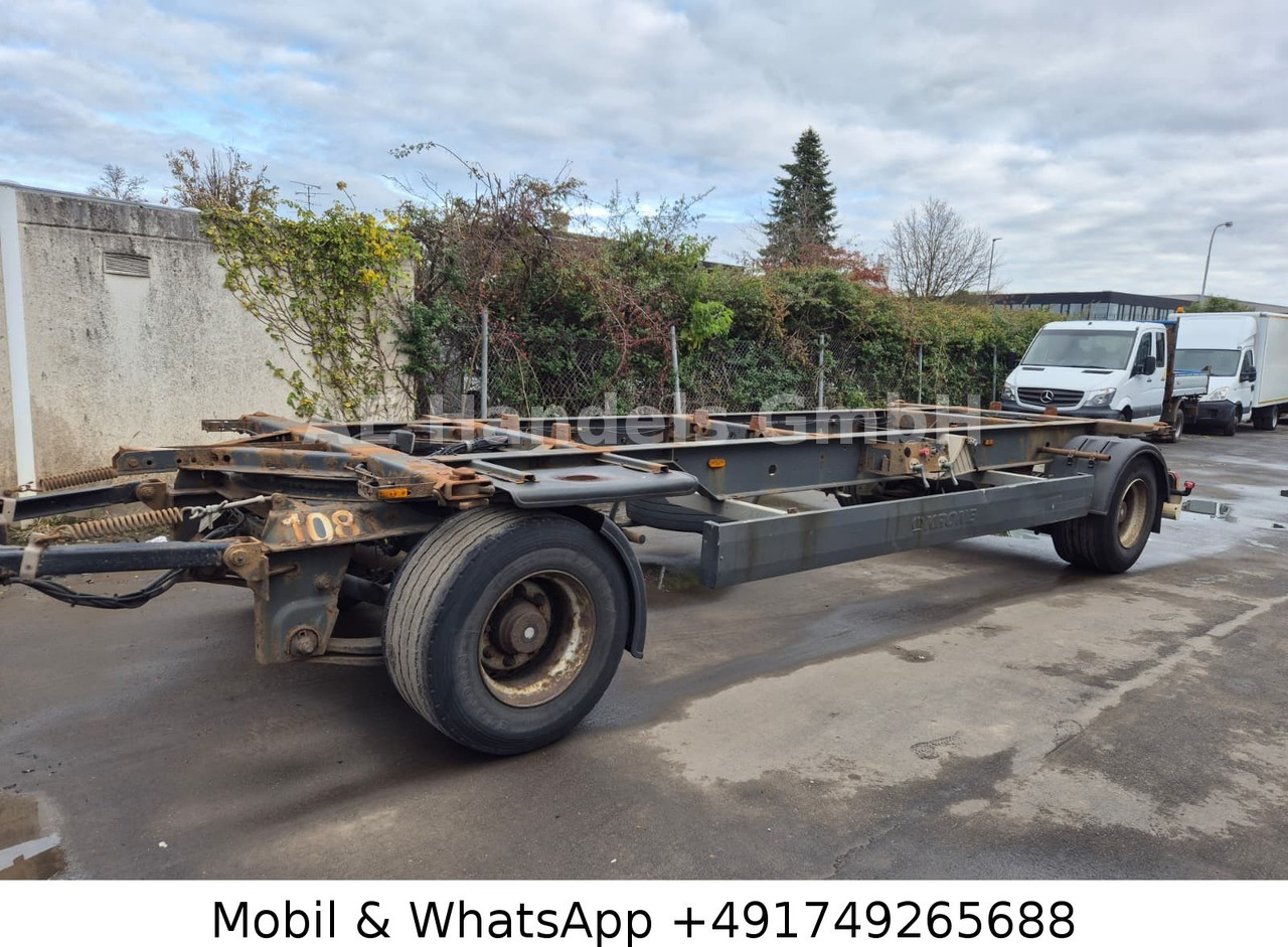 Krone AZW 18 BDF Drehschermel*Scheibenbremsen/VollLuft - Контейнеровоз/ Сменна каросерия ремарке: снимка 2 Krone AZW 18 BDF Drehschermel*Scheibenbremsen/VollLuft - Контейнеровоз/ Сменна каросерия ремарке: снимка 2