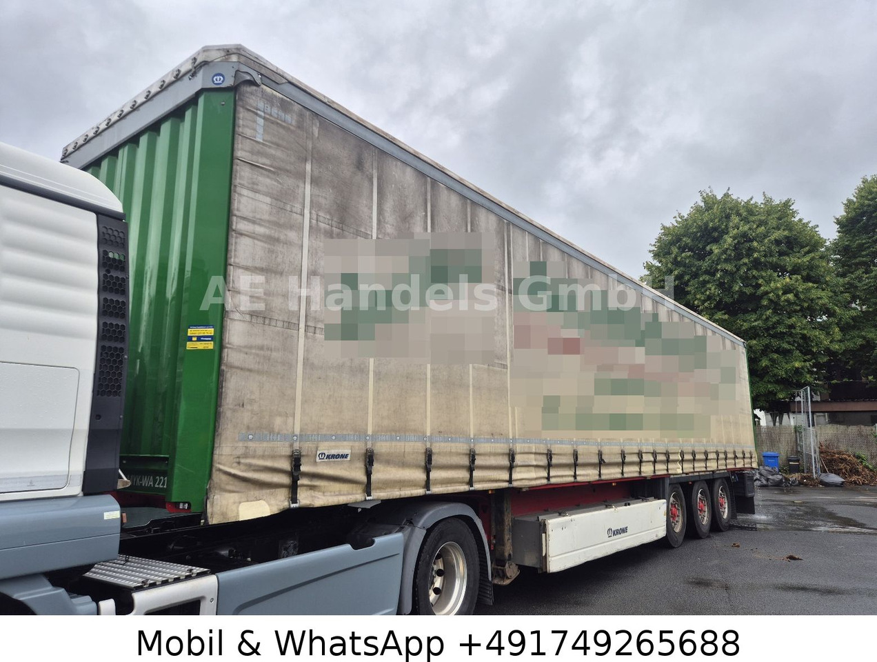 Krone SD Coil *Edscha/Tautliner/1.Lift/Palettenkasten - Брезентово полуремарке: снимка 1 Krone SD Coil *Edscha/Tautliner/1.Lift/Palettenkasten - Брезентово полуремарке: снимка 1