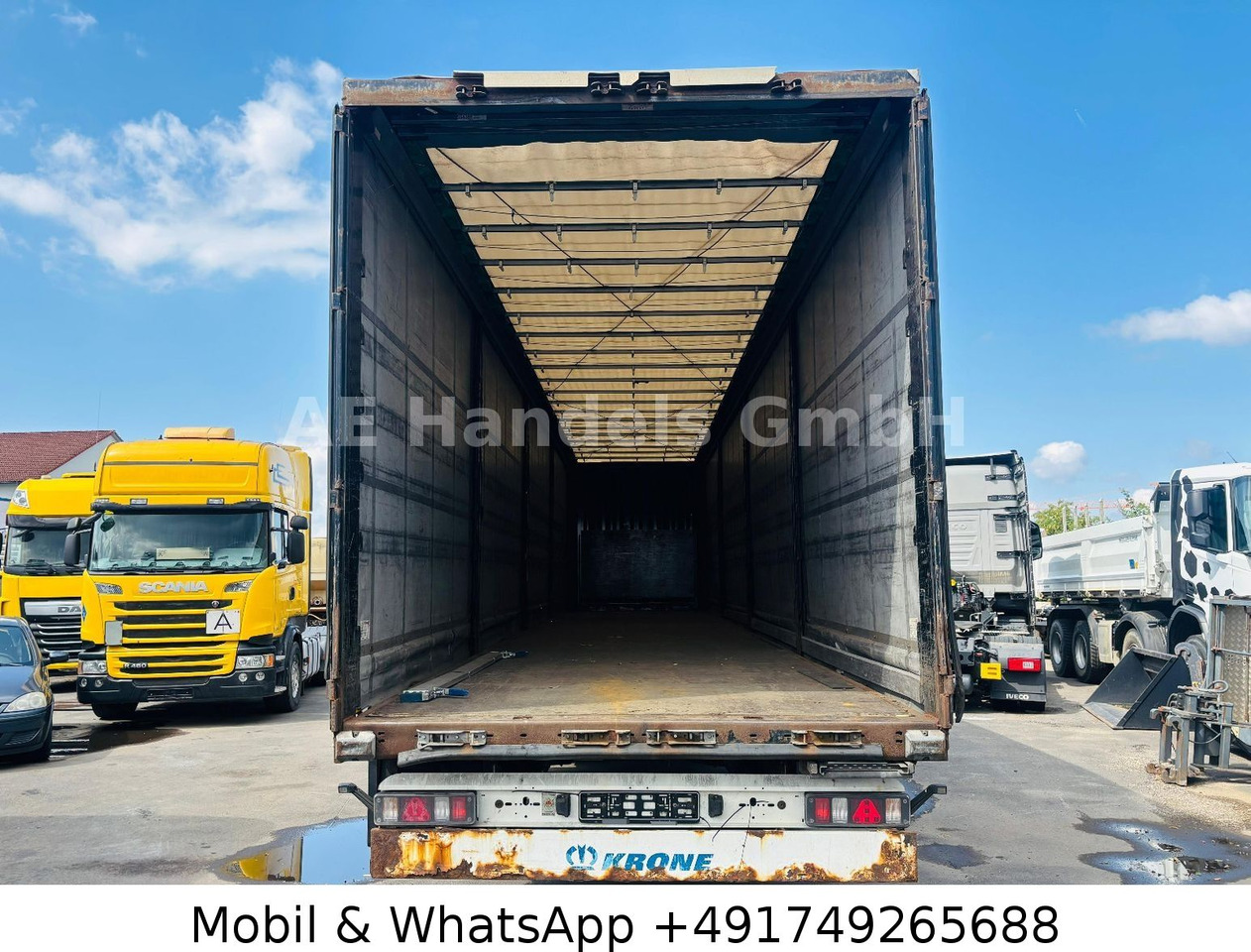 Брезентово полуремарке Krone SD *Edscha / Tautliner / 1.Liftachse / CodeXL: снимка 28