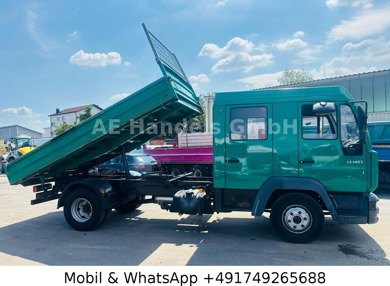 MAN LE140C Doka BB 3-Seiten *Manual/Analog/4m³/AHK - Бус самосвал, Бус с двойна кабина: снимка 2 MAN LE140C Doka BB 3-Seiten *Manual/Analog/4m³/AHK - Бус самосвал, Бус с двойна кабина: снимка 2
