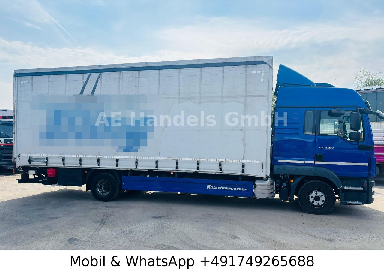 MAN TGL 12.220 LX BL*Tautliner/Edscha/LBW/Standklima - Камион с брезент: снимка 2 MAN TGL 12.220 LX BL*Tautliner/Edscha/LBW/Standklima - Камион с брезент: снимка 2