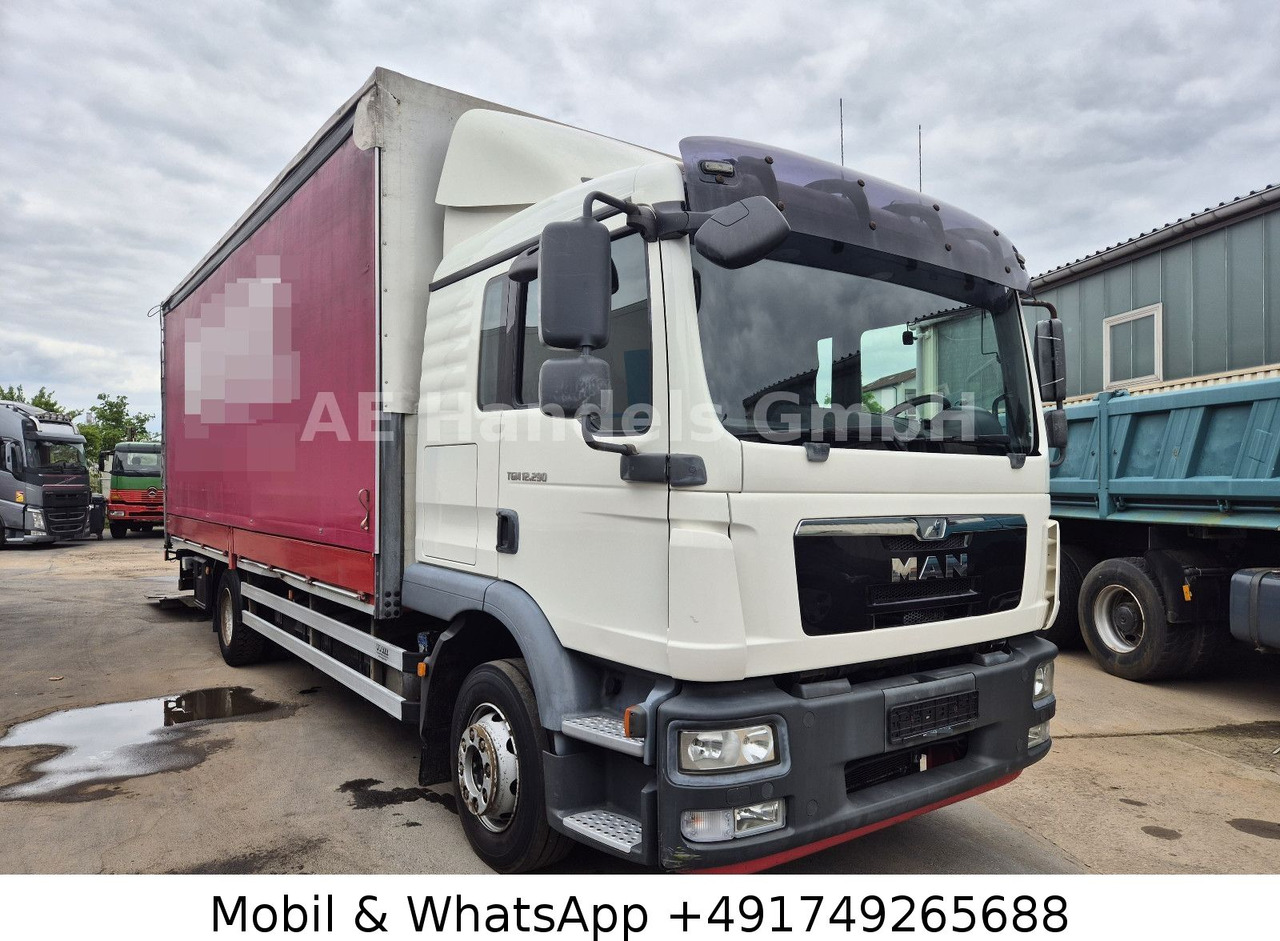 MAN TGM 12.290 L BL *Edscha / 2xTank / LBW / AHK - Камион с брезент: снимка 1 MAN TGM 12.290 L BL *Edscha / 2xTank / LBW / AHK - Камион с брезент: снимка 1
