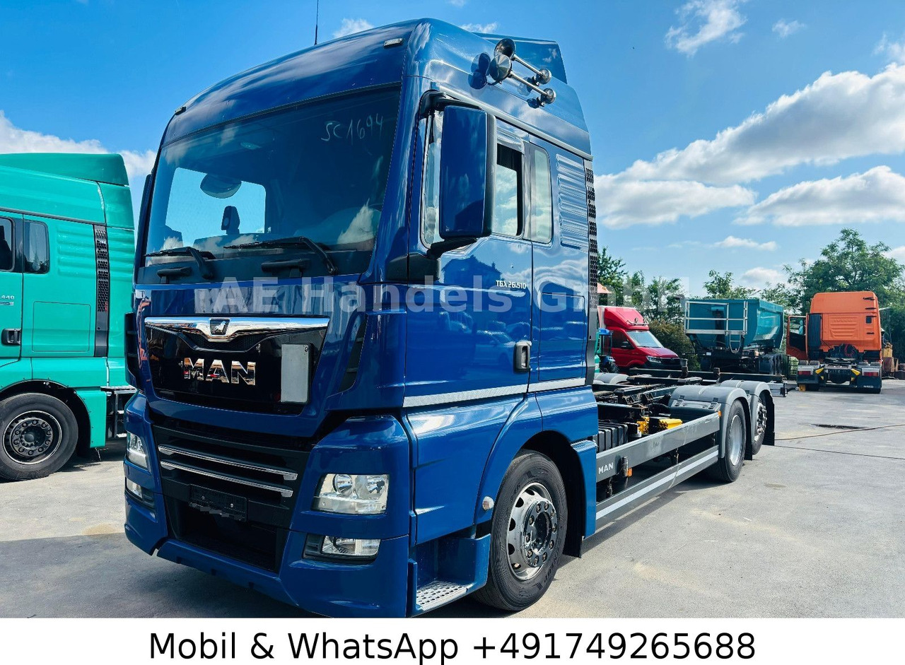 MAN TGX 26.510 XLX LL 6x2*Retarder/Lenk+Lift/ACC/LDW - Контейнеровоз/ Сменна каросерия камион: снимка 1 MAN TGX 26.510 XLX LL 6x2*Retarder/Lenk+Lift/ACC/LDW - Контейнеровоз/ Сменна каросерия камион: снимка 1