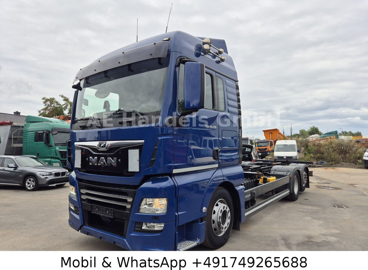 MAN TGX 26.510 XLX LL *Retarder/ACC/LDW/Lenk+Lift - Контейнеровоз/ Сменна каросерия камион: снимка 1 MAN TGX 26.510 XLX LL *Retarder/ACC/LDW/Lenk+Lift - Контейнеровоз/ Сменна каросерия камион: снимка 1