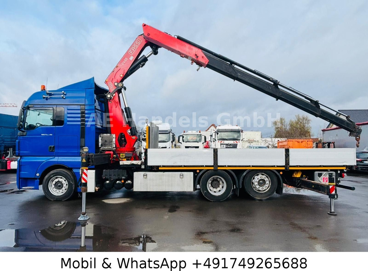 MAN TGX 26.540 XLX BL 6x2 FASSI F455 *Funk/Lenk+Lift - Бордови камион, Камион с кран: снимка 3 MAN TGX 26.540 XLX BL 6x2 FASSI F455 *Funk/Lenk+Lift - Бордови камион, Камион с кран: снимка 3