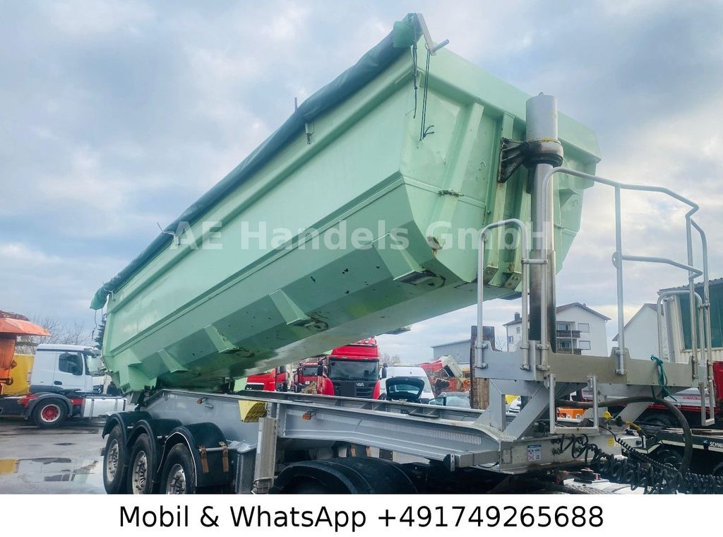 Meierling MSK 24 Stahl *27m³/Lift/Alcoa/Rollplane/Podest - Самосвал полуремарке: снимка 1 Meierling MSK 24 Stahl *27m³/Lift/Alcoa/Rollplane/Podest - Самосвал полуремарке: снимка 1
