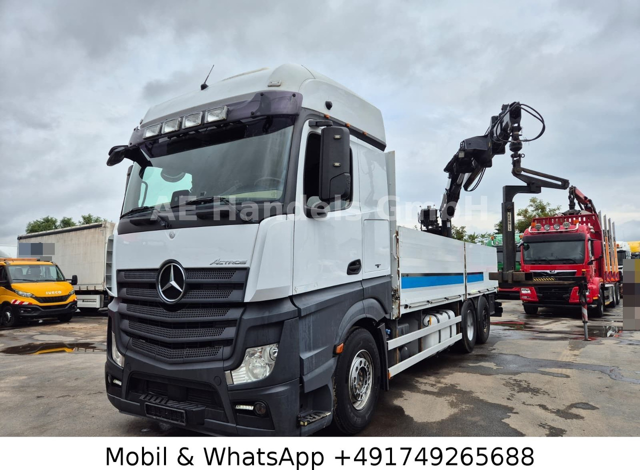 Mercedes-Benz Actros IV 2645 L LL 6x2 *Retarder/Hiab-177K-Pro - Камион с кран: снимка 1 Mercedes-Benz Actros IV 2645 L LL 6x2 *Retarder/Hiab-177K-Pro - Камион с кран: снимка 1