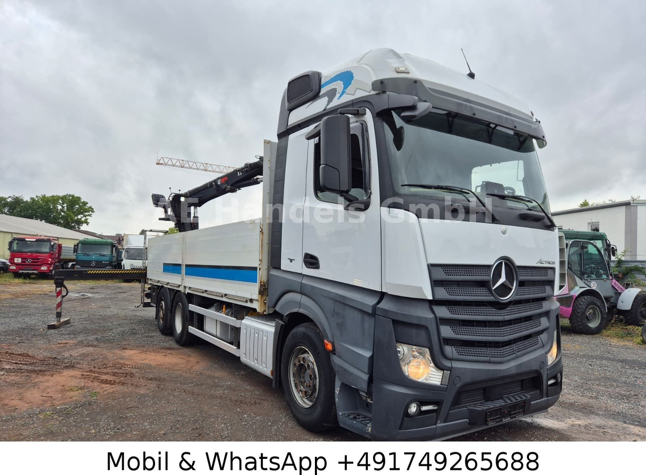 Mercedes-Benz Actros IV 2646 L LL 6x2 *Retarder/Hiab-177K-Pro - Бордови камион, Камион с кран: снимка 3 Mercedes-Benz Actros IV 2646 L LL 6x2 *Retarder/Hiab-177K-Pro - Бордови камион, Камион с кран: снимка 3