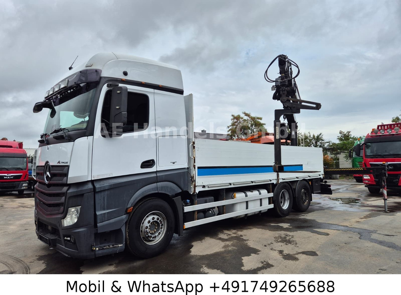 Mercedes-Benz Actros IV 2646 L LL 6x2 *Retarder/Hiab-177K-Pro - Бордови камион, Камион с кран: снимка 2 Mercedes-Benz Actros IV 2646 L LL 6x2 *Retarder/Hiab-177K-Pro - Бордови камион, Камион с кран: снимка 2