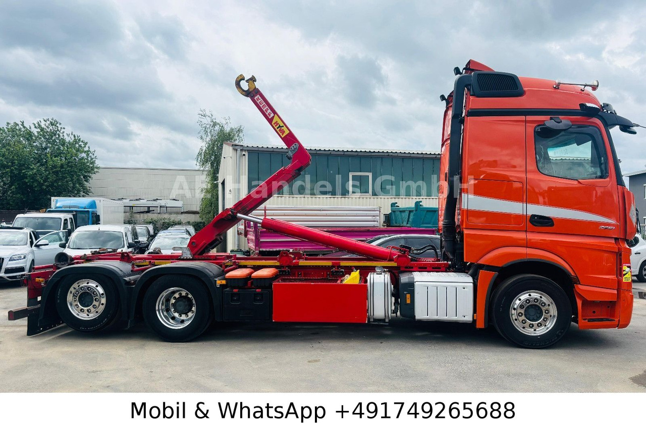 Mercedes-Benz Actros V 2551 L BL 6x2 *Retarder/Hyva-18-60-S - Мултилифт с кука камион, Камион с кран: снимка 3 Mercedes-Benz Actros V 2551 L BL 6x2 *Retarder/Hyva-18-60-S - Мултилифт с кука камион, Камион с кран: снимка 3