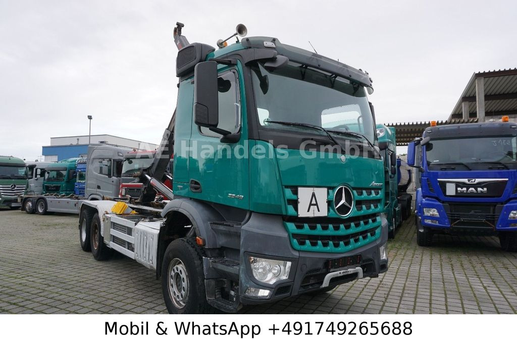 Mercedes-Benz Arocs IV 3348 M BB 6x4 Hiab-XR-21-S-56 *Retarder - Мултилифт с кука камион: снимка 1 Mercedes-Benz Arocs IV 3348 M BB 6x4 Hiab-XR-21-S-56 *Retarder - Мултилифт с кука камион: снимка 1