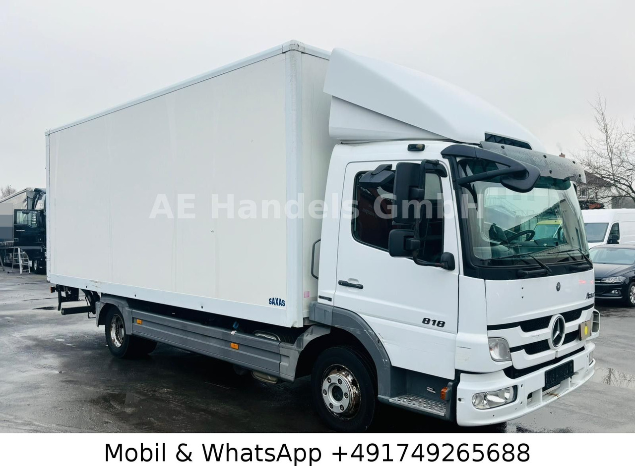Mercedes-Benz Atego 818 L BL 4x2 *Ladebordwand/Spoiler/AHK/AC - Лекотоварен автомобил фургон: снимка 1 Mercedes-Benz Atego 818 L BL 4x2 *Ladebordwand/Spoiler/AHK/AC - Лекотоварен автомобил фургон: снимка 1