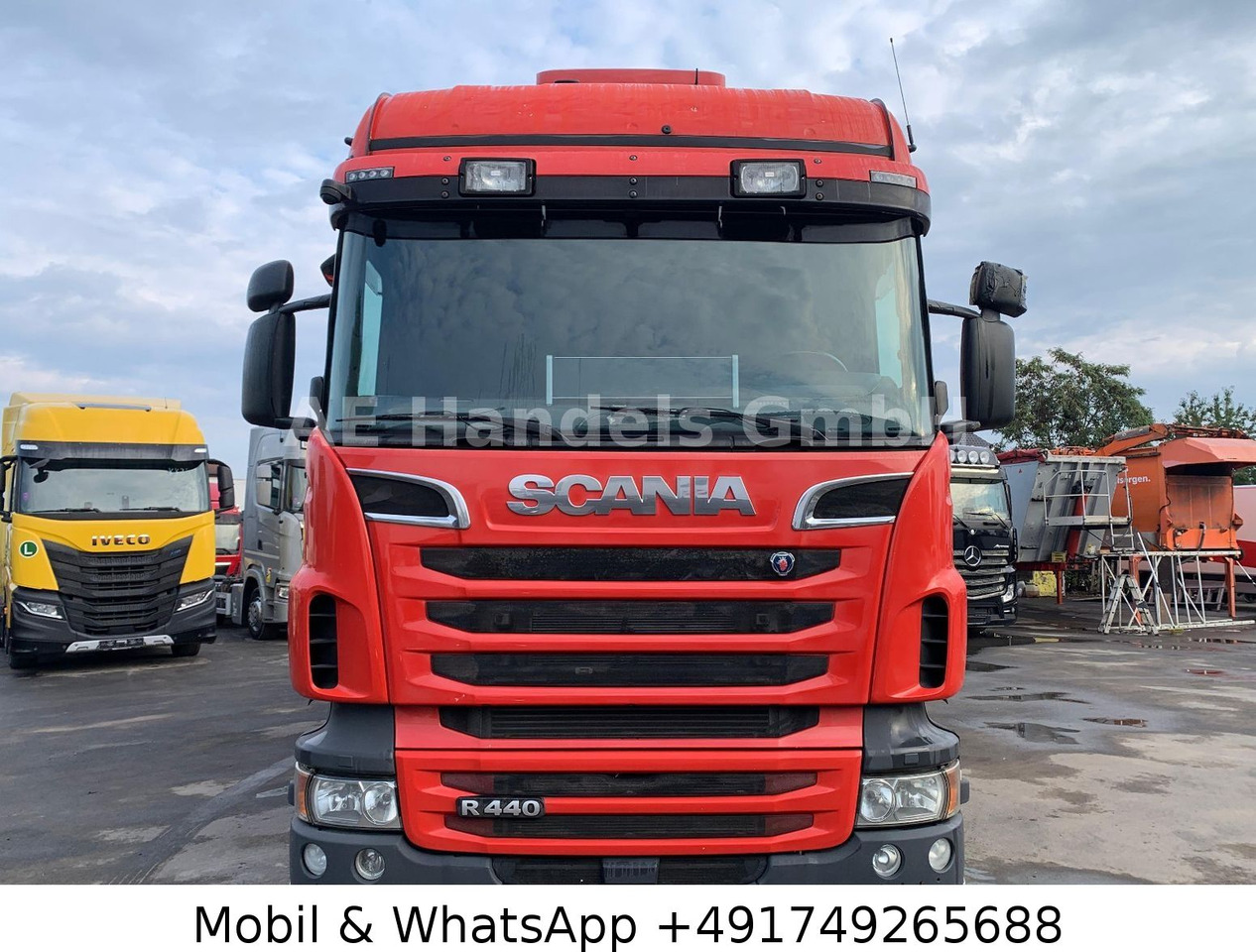 Самосвал камион Scania R440 BL 6x2 *Retarder/Gebläse/Lenk+Lift: снимка 12