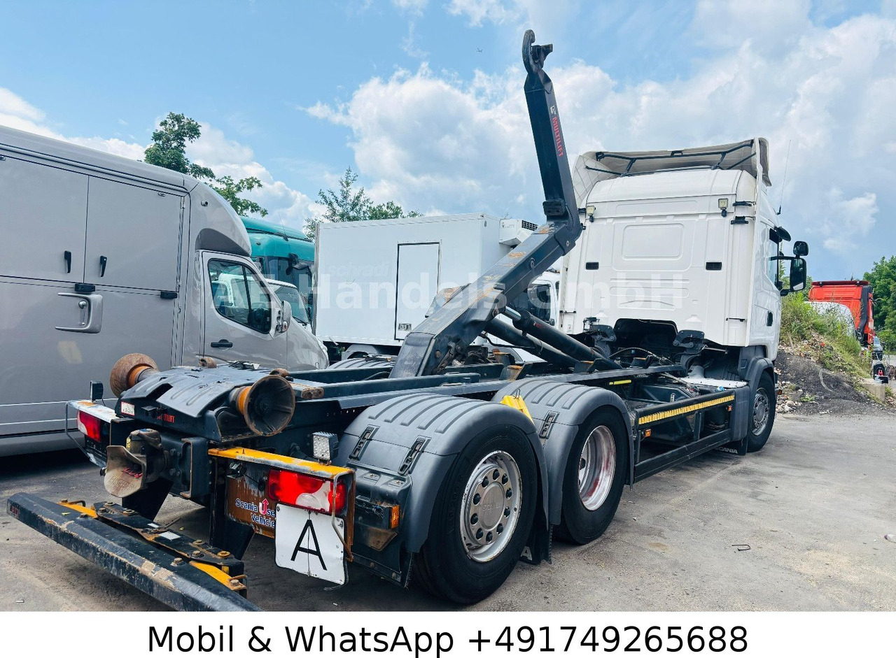 Scania R450 LL 6x2 *Retarder/Hiab-OPT20S59/Standklima - Мултилифт с кука камион: снимка 4 Scania R450 LL 6x2 *Retarder/Hiab-OPT20S59/Standklima - Мултилифт с кука камион: снимка 4