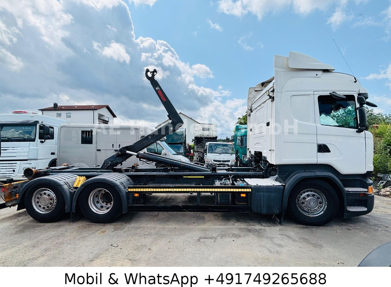 Scania R450 LL 6x2 *Retarder/Hiab-OPT20S59/Standklima - Мултилифт с кука камион: снимка 3 Scania R450 LL 6x2 *Retarder/Hiab-OPT20S59/Standklima - Мултилифт с кука камион: снимка 3