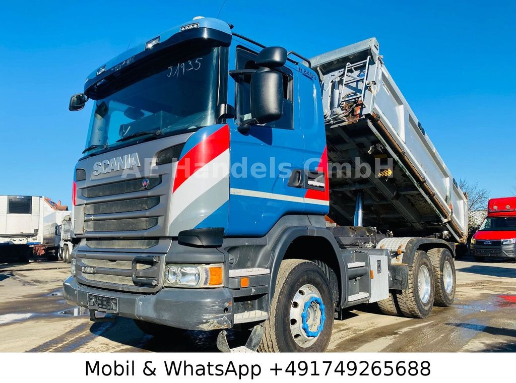 Scania R480 BB 6x4 Dautel*Retarder/Bordmatik/10m³/Alcoa - Самосвал камион: снимка 1 Scania R480 BB 6x4 Dautel*Retarder/Bordmatik/10m³/Alcoa - Самосвал камион: снимка 1