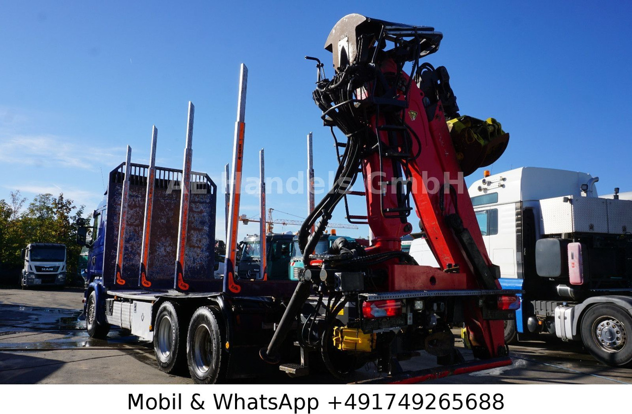 Scania R580 V8 LL 6x4 Palfinger-M120Z79 *Retarder/ACC - Камион за дърва, Камион с кран: снимка 5 Scania R580 V8 LL 6x4 Palfinger-M120Z79 *Retarder/ACC - Камион за дърва, Камион с кран: снимка 5