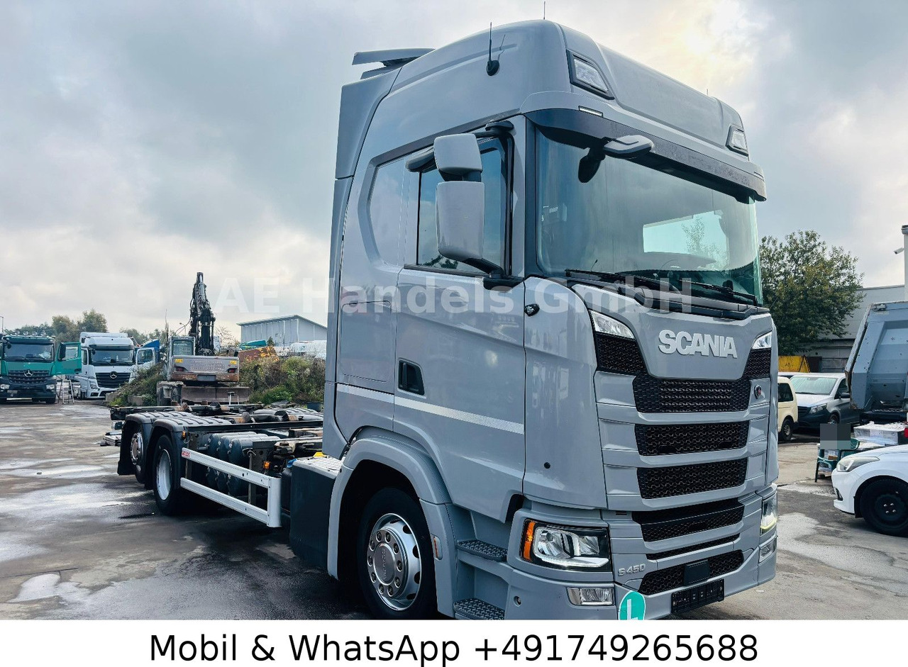 Scania S450 HighLine BDF *Retarder/Lenk+Lift/Multi/LBW - Контейнеровоз/ Сменна каросерия камион: снимка 1 Scania S450 HighLine BDF *Retarder/Lenk+Lift/Multi/LBW - Контейнеровоз/ Сменна каросерия камион: снимка 1
