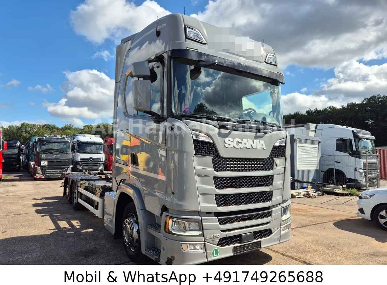 Scania S450 HighLine BDF *Retarder/Lenk+Lift/Multi/LBW - Контейнеровоз/ Сменна каросерия камион: снимка 1 Scania S450 HighLine BDF *Retarder/Lenk+Lift/Multi/LBW - Контейнеровоз/ Сменна каросерия камион: снимка 1