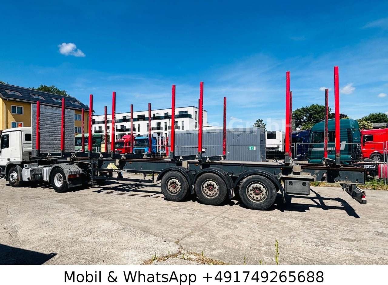 Schwarzmüller S1 Y-Serie Lang-Holz *8x Rungen/Liftachse/Alcoa - Полуремарке за дърва: снимка 5 Schwarzmüller S1 Y-Serie Lang-Holz *8x Rungen/Liftachse/Alcoa - Полуремарке за дърва: снимка 5