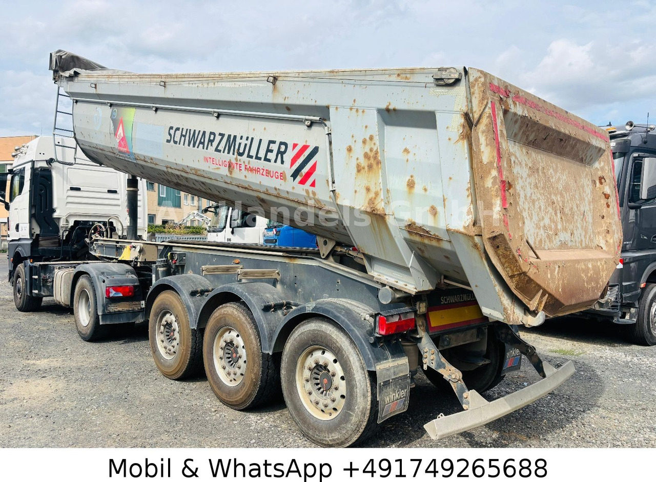 Schwarzmüller SK Stahl *24m³/Hardox/Alcoa/E-Verdeck/Wabco - Самосвал полуремарке: снимка 5 Schwarzmüller SK Stahl *24m³/Hardox/Alcoa/E-Verdeck/Wabco - Самосвал полуремарке: снимка 5